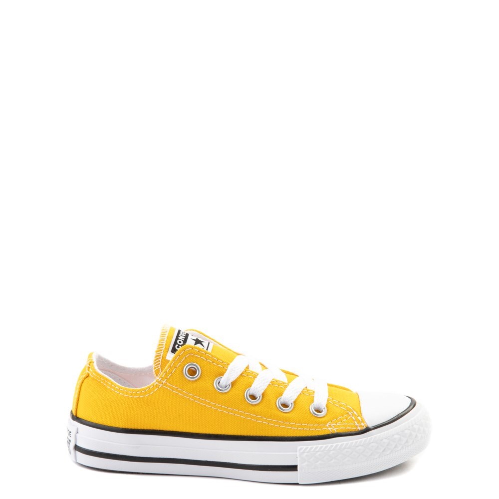 Yellow all star converse